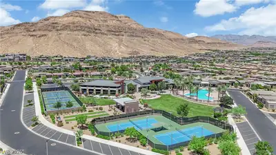 6677 Regency Stone Way, Las Vegas, NV 89148 Aerial View