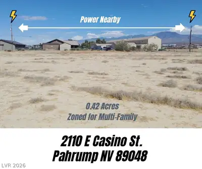 2110 East Casino Street Pahrump, NV 89048