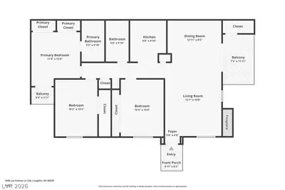 1928 Las Palmas Lane 228, Laughlin, NV 89029 Floor Plan