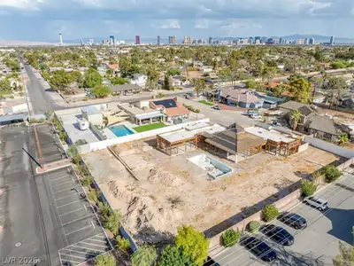 1495 Red Rock Street Aerial View