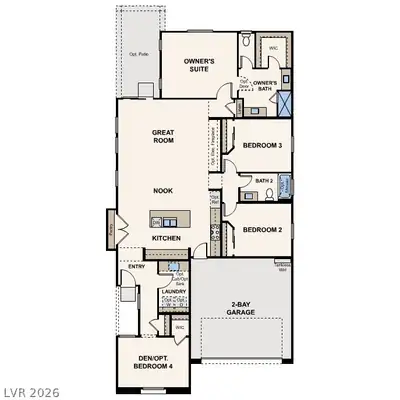 8160 Vanhoy Creek Street Floor Plan