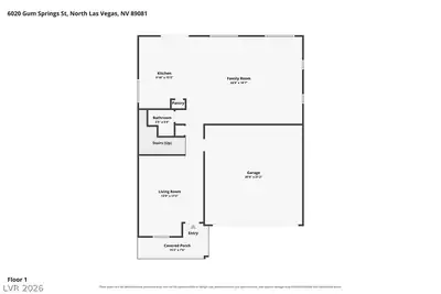 6020 Gum Springs Street Floor Plan