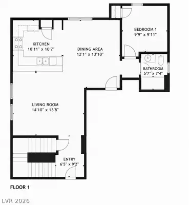 8644 Abbey Dell Avenue Floor Plan