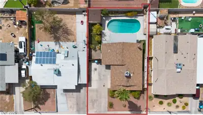 4671 Marnell Drive Aerial View