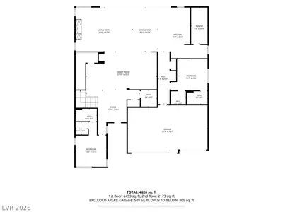 5245 Fading Sunset Drive Floor Plan