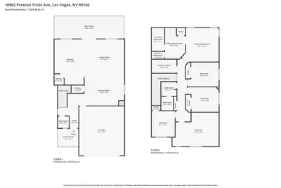 10963 Preston Trails Avenue Floor Plan