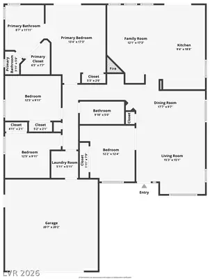 7423 Page Ranch Court Floor Plan