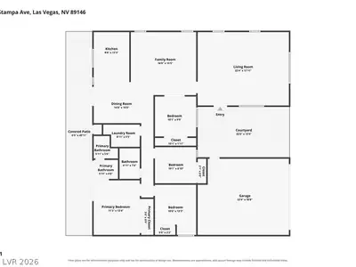 5282 Stampa Avenue Floor Plan