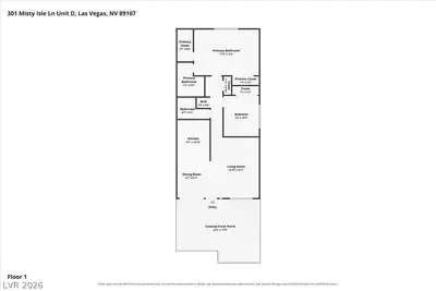 301 Misty Isle Lane D Floor Plan