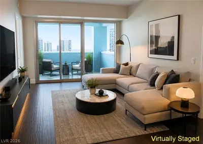 2700 Las Vegas Boulevard 2607 Living Room