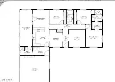 1700 West Hickory Street Floor Plan
