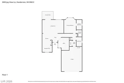 2093 Joy View Lane Floor Plan