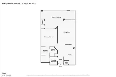 15 East Agate Avenue 301 Floor Plan