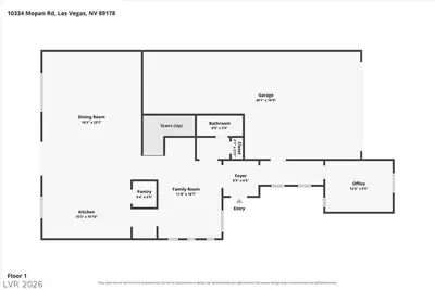 10334 Mopan Road Floor Plan