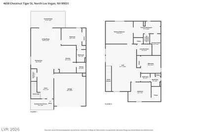 4658 Chestnut Tiger Street Floor Plan