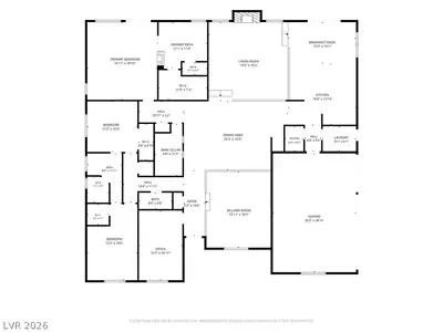 7651 Man O War Street Floor Plan