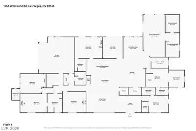 1355 Westwind Road Floor Plan