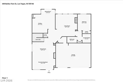440 Baldur Run Street Floor Plan