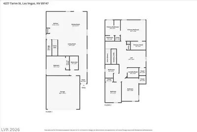 4227 Tarim Street Floor Plan