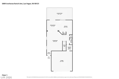 5009 Ironhorse Ranch Avenue Floor Plan