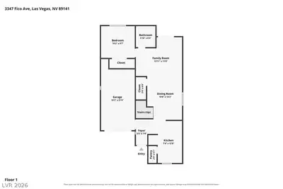 3347 Fico Avenue Floor Plan