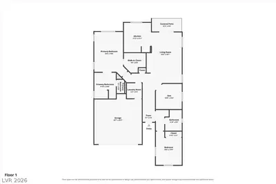 6283 Shamrock Lake Avenue Floor Plan