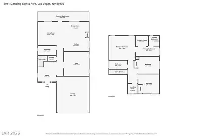 5041 Dancing Lights Avenue Floor Plan