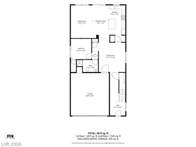 7639 Duran Harbor Lane Floor Plan