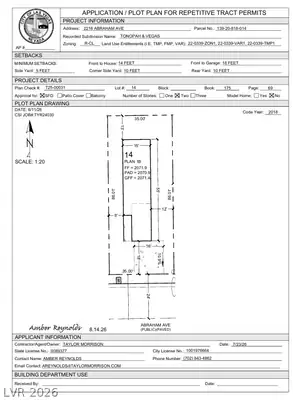 2216 Abraham Avenue Plat Map