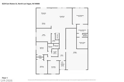 8229 San Mateo Street Floor Plan