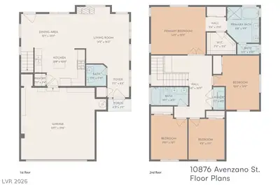 10876 Avenzano Street Floor Plan