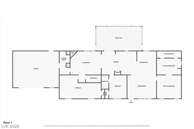 2380 West Simkins Road Floor Plan