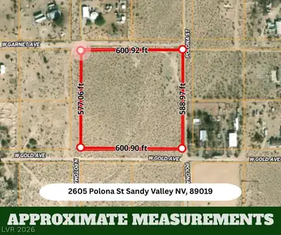 2605 Polona Street Plat Map