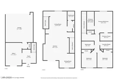 2829 Desert Mosaic Lane 3, Las Vegas, NV 89183 Floor Plan