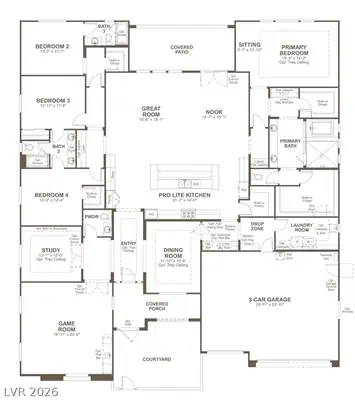 5455 Grambley Street, Las Vegas, NV 89149 Floor Plan