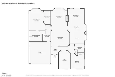 2459 Antler Point Drive Floor Plan