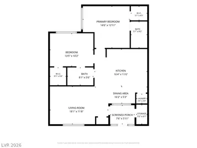 849 Hedge Way 6 Floor Plan