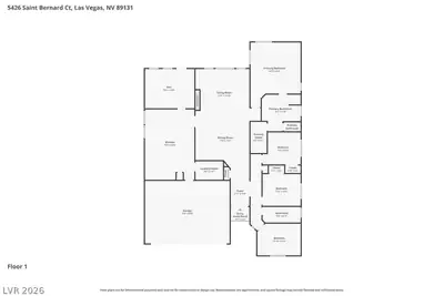 5426 Saint Bernard Court Floor Plan