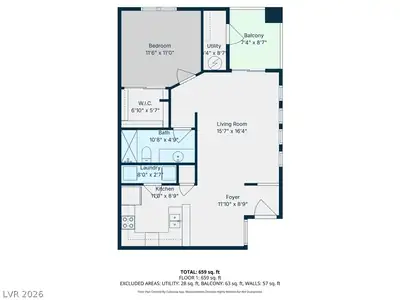 4400 South Jones Boulevard 3086 Floor Plan
