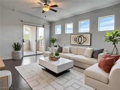 4400 South Jones Boulevard 3086 Living Room