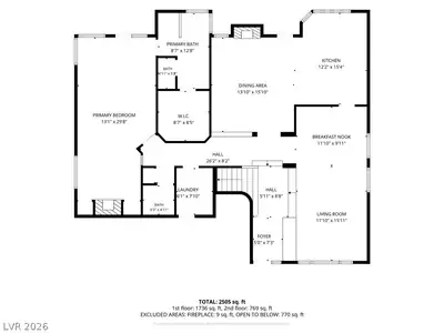 9728 Stellar View Avenue Floor Plan