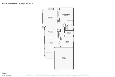 8128 West Gilmore Avenue Floor Plan