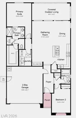 4110 East Brusca Way Floor Plan