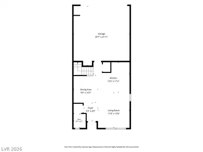 2594 Canary Yellow Court, North Las Vegas, NV 89086 Floor Plan