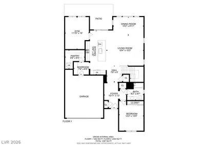 4558 Eagle Nest Peak Street Floor Plan