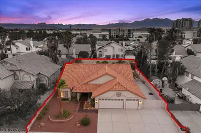 721 Vantage Lane, Las Vegas, NV 89145 Aerial View