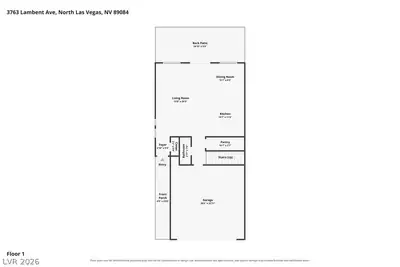 3763 Lambent Avenue Floor Plan