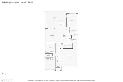 6467 Tavolara Street Floor Plan