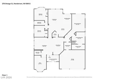 378 Otsego Court Floor Plan