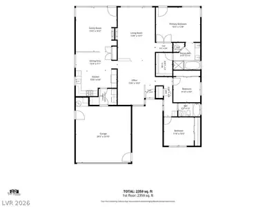 2257 Black Pine Drive Floor Plan